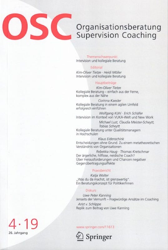 Titelbild der Zeitschrift OSC, Ausgabe 4/2019